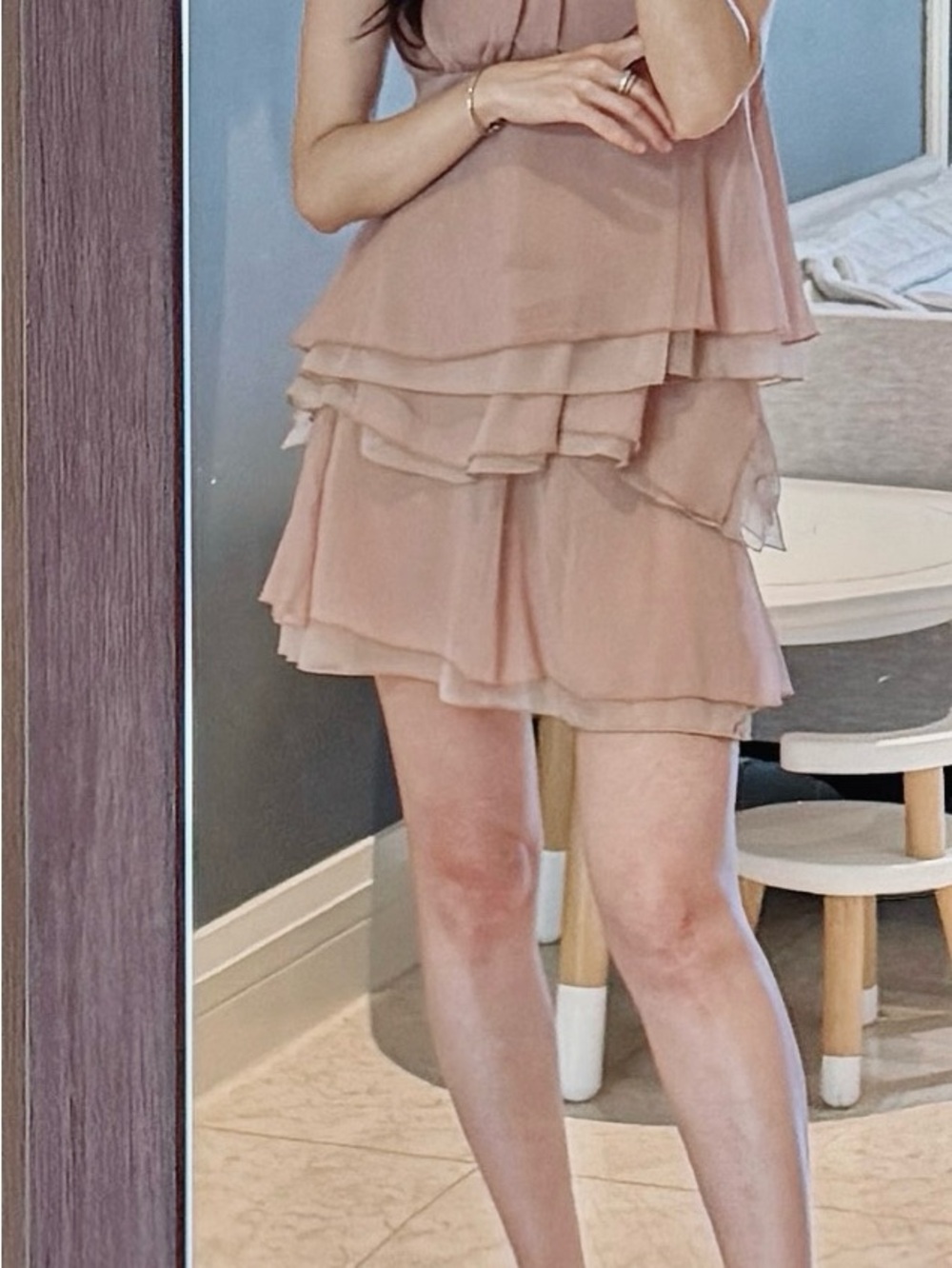 Zara Ruffled Mini Skirt - Picture 4 of 14